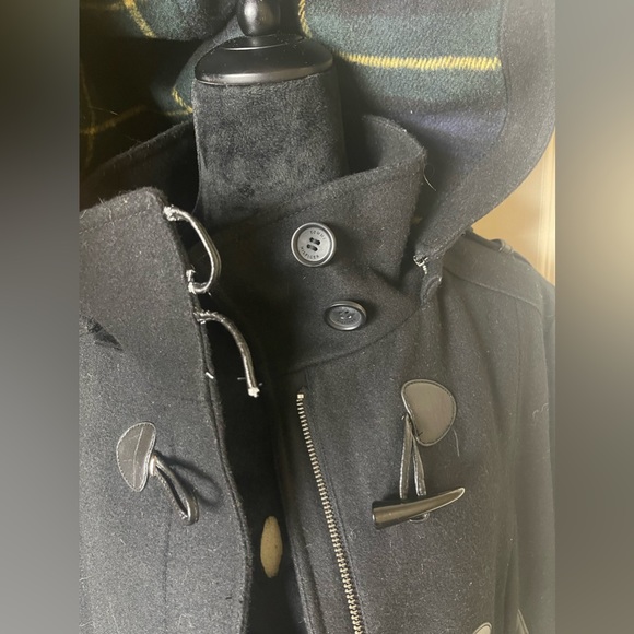 Tommy Hilfiger Wool Blend Hooded Toggle Coat Size XL - Picture 5 of 12